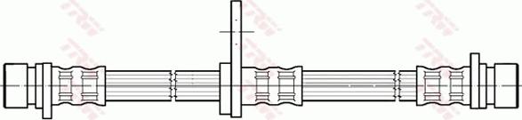 TRW PHD315 - Тормозной шланг autospares.lv