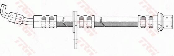 TRW PHD706 - Тормозной шланг autospares.lv