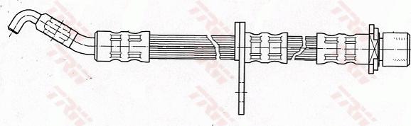 TRW PHD7002 - Тормозной шланг autospares.lv