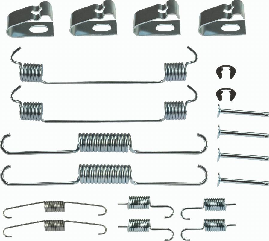 TRW SFK452 - Комплектующие, барабанный тормозной механизм autospares.lv