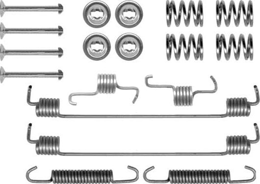 TRW SFK343 - Комплектующие, барабанный тормозной механизм autospares.lv