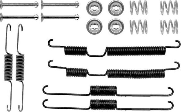 TRW SFK350 - Комплектующие, барабанный тормозной механизм autospares.lv