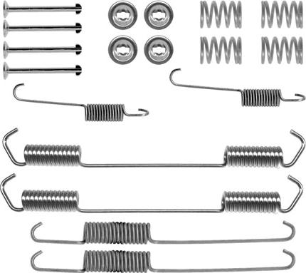 TRW SFK254 - Комплектующие, барабанный тормозной механизм autospares.lv