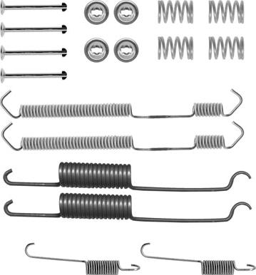 TRW SFK256 - Комплектующие, барабанный тормозной механизм autospares.lv