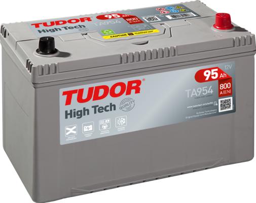 Tudor TA954 - Стартерная аккумуляторная батарея, АКБ autospares.lv