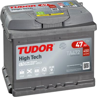 Tudor TA472 - Стартерная аккумуляторная батарея, АКБ autospares.lv