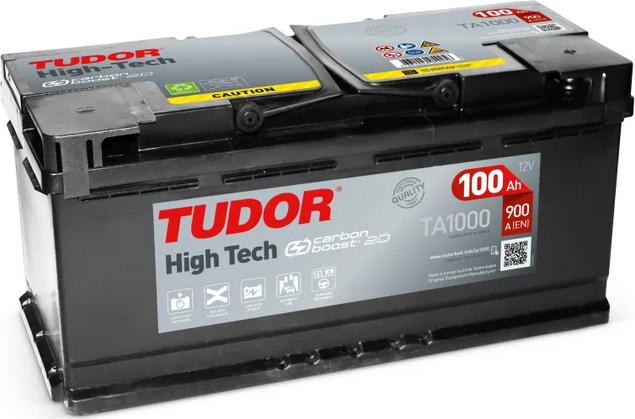 Tudor TA1000 - Стартерная аккумуляторная батарея, АКБ autospares.lv