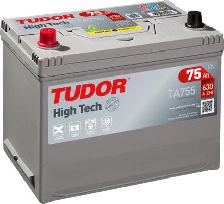 Tudor TA755 - Стартерная аккумуляторная батарея, АКБ autospares.lv
