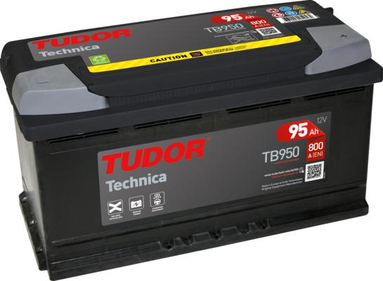 Tudor TB950 - Стартерная аккумуляторная батарея, АКБ autospares.lv