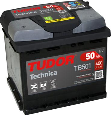 Tudor TB501 - Стартерная аккумуляторная батарея, АКБ autospares.lv