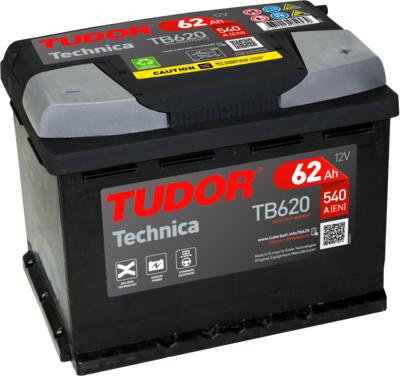 Tudor TB620 - Стартерная аккумуляторная батарея, АКБ autospares.lv