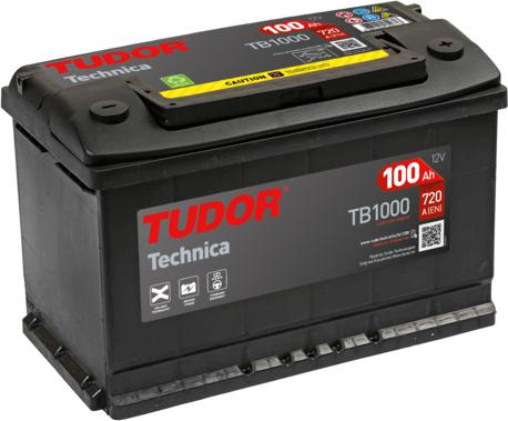 Tudor TB1000 - Стартерная аккумуляторная батарея, АКБ autospares.lv