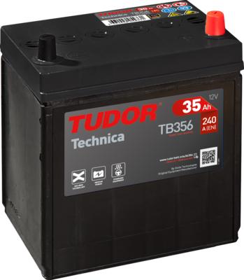 Tudor TB356 - Стартерная аккумуляторная батарея, АКБ autospares.lv