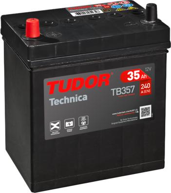 Tudor TB357 - Стартерная аккумуляторная батарея, АКБ autospares.lv