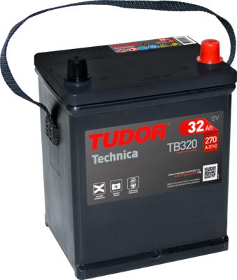 Tudor TB320 - Стартерная аккумуляторная батарея, АКБ autospares.lv