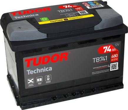 Tudor TB741 - Стартерная аккумуляторная батарея, АКБ autospares.lv