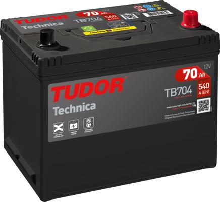 Tudor TB704 - Стартерная аккумуляторная батарея, АКБ autospares.lv