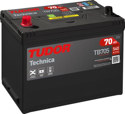 Tudor TB705 - Стартерная аккумуляторная батарея, АКБ autospares.lv