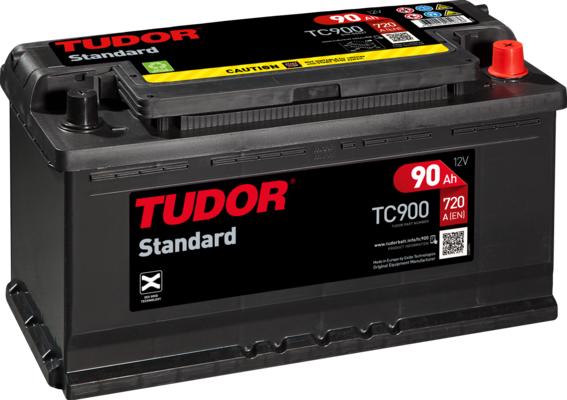 Tudor TC900 - Стартерная аккумуляторная батарея, АКБ autospares.lv