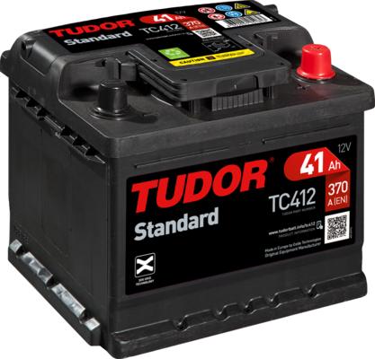 Tudor TC412 - Стартерная аккумуляторная батарея, АКБ autospares.lv