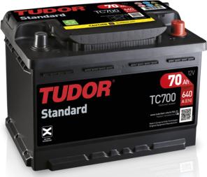 Tudor TC700 - Стартерная аккумуляторная батарея, АКБ autospares.lv