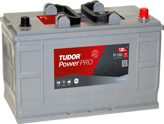 Tudor TF1202 - Стартерная аккумуляторная батарея, АКБ autospares.lv