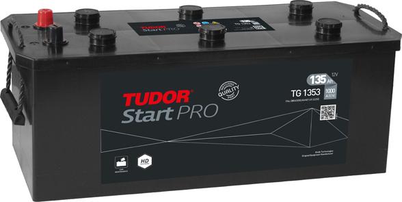 Tudor TG1353 - Стартерная аккумуляторная батарея, АКБ autospares.lv