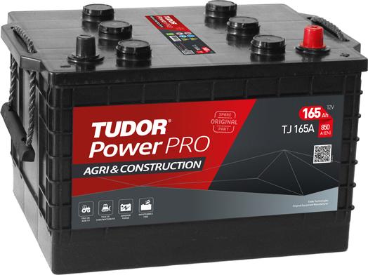 Tudor TJ165A - Стартерная аккумуляторная батарея, АКБ autospares.lv