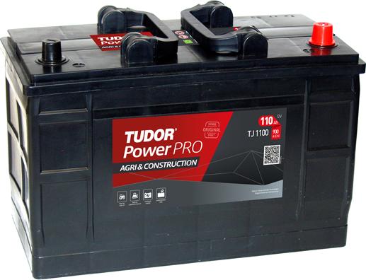 Tudor TJ1100 - Стартерная аккумуляторная батарея, АКБ autospares.lv