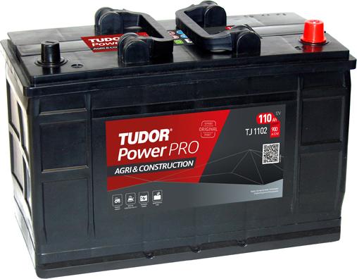 Tudor TJ1102 - Стартерная аккумуляторная батарея, АКБ autospares.lv