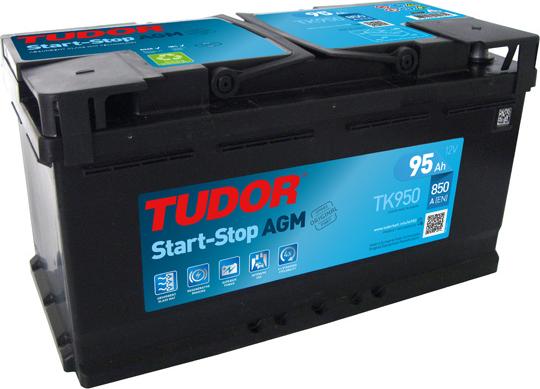 Tudor TK950 - Стартерная аккумуляторная батарея, АКБ autospares.lv