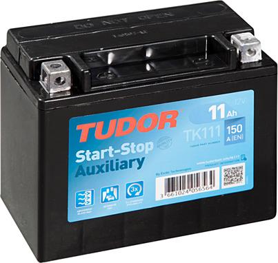Tudor TK111 - Стартерная аккумуляторная батарея, АКБ autospares.lv