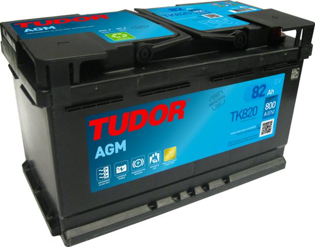 Tudor TK820 - Стартерная аккумуляторная батарея, АКБ autospares.lv