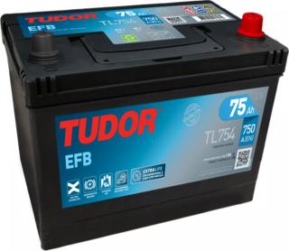 Tudor TL754 - Стартерная аккумуляторная батарея, АКБ autospares.lv