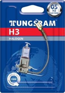 Tungsram 93105766 - Лампа накаливания, фара с автоматической системой стабилизации autospares.lv