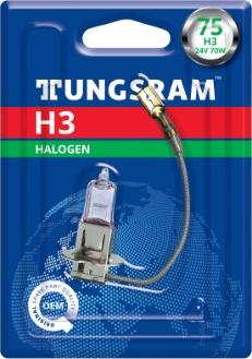 Tungsram 93105789 - Лампа накаливания, фара с автоматической системой стабилизации autospares.lv