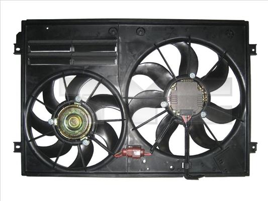 TYC 837-1015 - Вентилятор, охлаждение двигателя autospares.lv