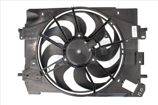 TYC 828-0017 - Вентилятор, охлаждение двигателя autospares.lv
