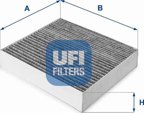 UFI 54.144.00 - Фильтр воздуха в салоне autospares.lv