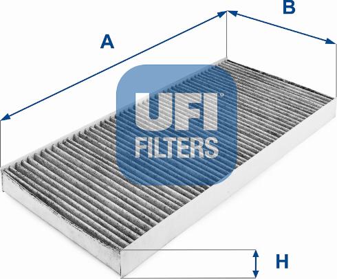 UFI 54.146.00 - Фильтр воздуха в салоне autospares.lv