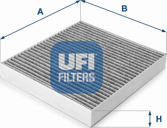 UFI 54.150.00 - Фильтр воздуха в салоне autospares.lv