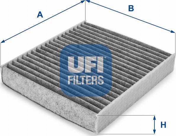 UFI 54.158.00 - Фильтр воздуха в салоне autospares.lv