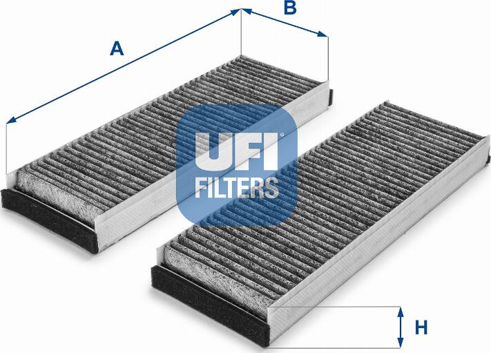 UFI 54.153.00 - Фильтр воздуха в салоне autospares.lv