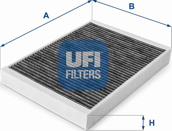 UFI 54.166.00 - Фильтр воздуха в салоне autospares.lv