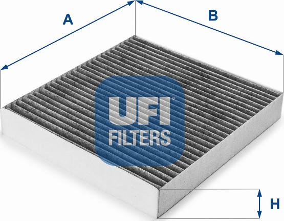 UFI 54.167.00 - Фильтр воздуха в салоне autospares.lv