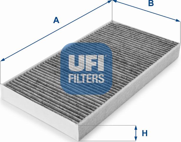 UFI 54.100.00 - Фильтр воздуха в салоне autospares.lv