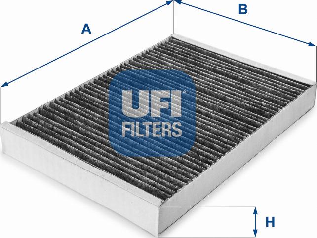 UFI 54.101.00 - Фильтр воздуха в салоне autospares.lv