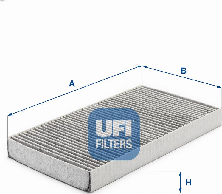 UFI 54.107.00 - Фильтр воздуха в салоне autospares.lv