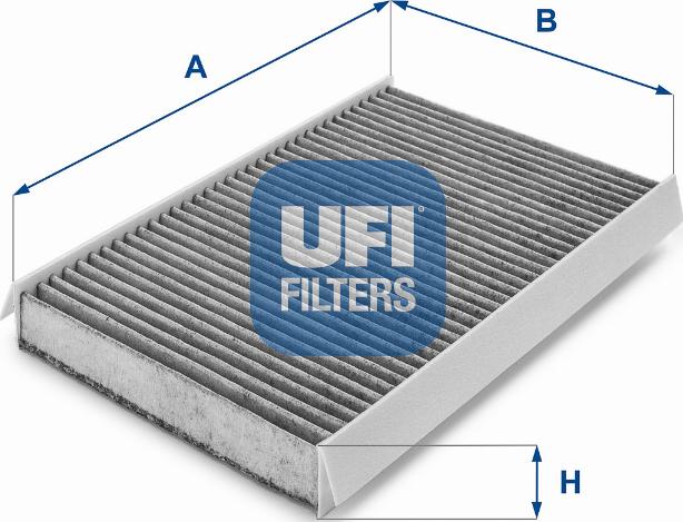 UFI 54.111.00 - Фильтр воздуха в салоне autospares.lv