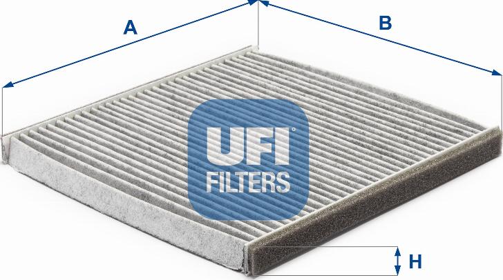 UFI 54.117.00 - Фильтр воздуха в салоне autospares.lv